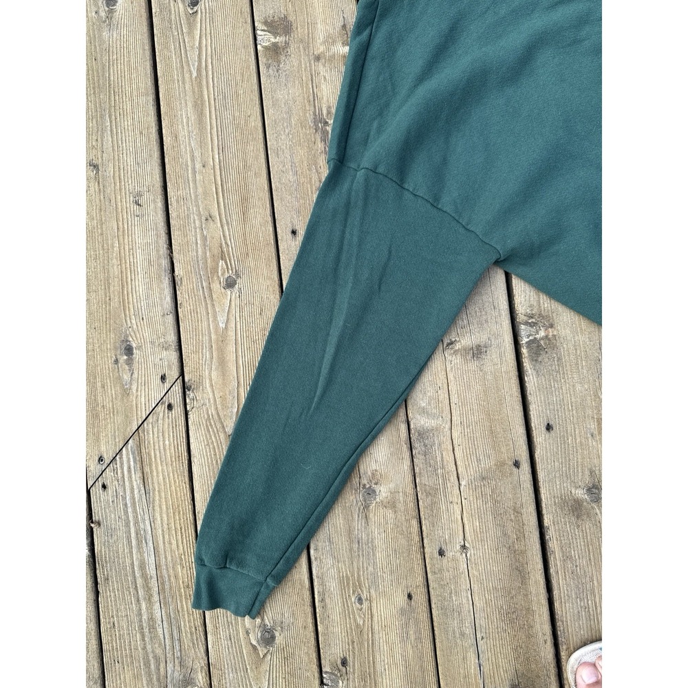 Vintage Green Bay Packers Hoodie XL NFL Football Sweatshirt Green Pullover - Picture 12 of 12